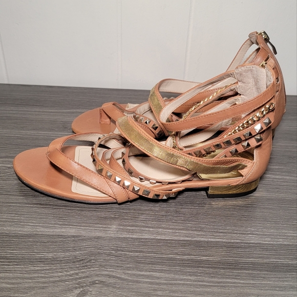 Vince Camuto Havkina Gladiator Thong Sandals size 8 fudge tan brown women's shoe - Picture 9 of 15
